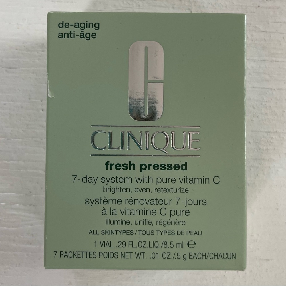 Clinique fresh pressed 7-day system